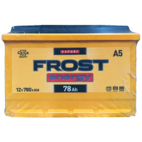 Акумулятор автомобільний FROST ENERGY 78Ah Ев (-/+) (780EN)