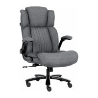 Офісне крісло GT Racer B-5938 Dark Gray (B-5938 Fabric Dark Gray XL)