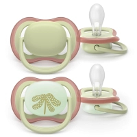 Пустушка Philips AVENT Ultra Air, 6-18 міс., нейтральна, день/н (SCF087/18)