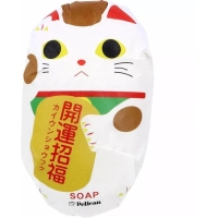 Тверде мило Pelican Beckoning Cat Soap З ароматом зеленого чаю "Манекі-неко" 180 г (4976631481890)