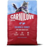 Сухий корм для кішок Carnilove Active Salmon & Turkey Large Breed 2 кг (8595602581658)