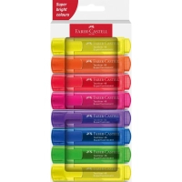 Набір маркерів Faber-Castell текстових Highlighter Set 46, 8 штук (6+2 жовтих) в картонній коробці (32591)