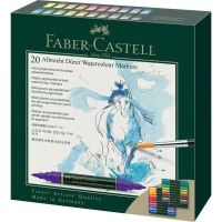 Художній маркер Faber-Castell набір акварельні двосторонні Albrecht Dürer, 20 кольорів (30283)