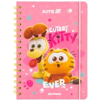 Тижневик Kite дитячий на спіралі Garfield, тверда обкладинка (GF25-438)
