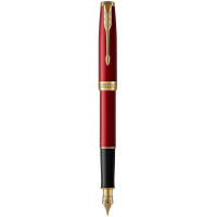 Ручка пір'яна Parker SONNET 17 Intense Red GT  FP F (86 215)