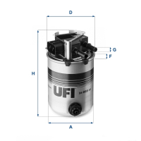Фільтр паливний UFI 24.095.00