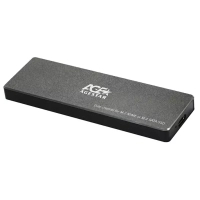 Кишеня зовнішня AgeStar M2 SATANVME metal black (31UBVS6C (Black))