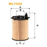 Фільтр масляний Wixfiltron WL7526
