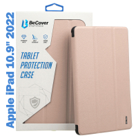 Чохол до планшета BeCover Tri Fold Soft TPU Silicone Apple iPad 10.9" 2022/24/11" 2025 Pink (708523)