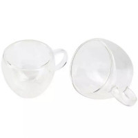 Набір чашок Bergner Coffee & Tea lovers 100 мл 2 шт (BG-20114-MM)