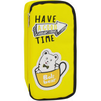 Пенал Cool For School 1 відділення Жовтий (B-8691-yellow)