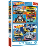 Пазл Trefl Hot Wheels Іграшкові машинки 2x70 (5900511344424)