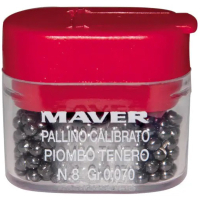 Грузило Maver набір Pallini Supercalibrati Teneri 0 (0.347g) (1300.36.05)