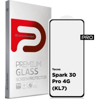 Скло захисне Armorstandart Pro Tecno Spark 30 Pro 4G (KL7) Black (ARM83308)
