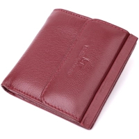 Гаманець ST Leather З натуральної шкіри Бордовий (22544)