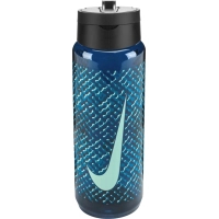 Пляшка для води Nike TR RENEW RECHARGE STRAW BOTTLE 24 OZ N.100.7643.459.24 темно-синій 709 мл (887791805782)
