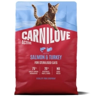 Сухий корм для кішок Carnilove Active Salmon & Turkey Sterilised 2 кг (8595602581559)