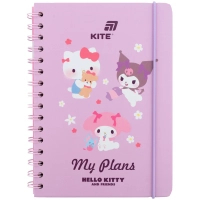 Тижневик Kite дитячий на спіралі Hello Kitty, тверда обкладинка (HK26-438)