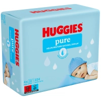 Дитячі вологі серветки Huggies Pure 56 х 4 шт (5029053550121)