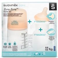 Пляшечка для годування Suavinex набір антиколіковий ZERO.ZERO 180 мл (306422)