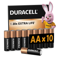 Батарейка Duracell AA лужні 10 шт. в упаковці (5002508/5006461)