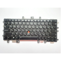 Клавіатура ноутбука Lenovo ThinkPad X1 Helix2 черн с черн с подсв ТП UA (A46202)