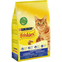 Сухий корм для кішок Purina Friskies Sterile з лососем і овочами 270 г (7613035352346)