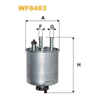 Фільтр паливний Wixfiltron WF8403