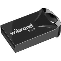 USB флеш накопичувач Wibrand 16GB Hawk Black USB 2.0 (WI2.0/HA16M1B)