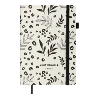 Книга записна Buromax RELAX А5 96 аркушів лінія, білий (BM.295201-12)