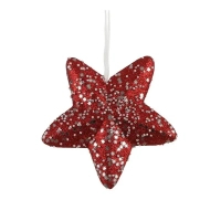 Ялинкова іграшка House Of Seasons Зірка червона 15 см (8718861624687BLESK)