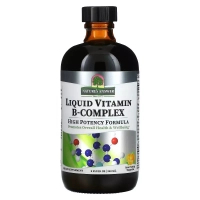 Вітамін Nature's Answer Рідкий комплекс вітамінів групи B, смак мандарину, Liquid (NTA-26105)