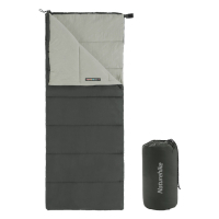 Спальний мішок Naturehike F150 NH22MSD05, правий, графіт (6927595797747-R)