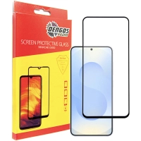 Скло захисне Dengos Full Glue Samsung Galaxy S25 Plus (black) (TGFG-390)