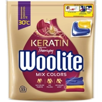 Капсули для прання Woolite Для кольорових тканин З кератином 33 шт. (5900627094152)