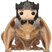 Фігурка Funko Pop Rides серії Дім Дракона S4 - Ейґон Тарґарієн і Сонцежар (83460)