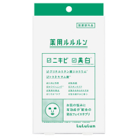 Маска для обличчя Lululun Medicated Whitening Acne Care Mask Відбілююча лікувальна Проти акне 4 шт. (4582305068368)