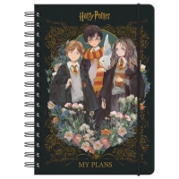 Тижневик Kite дитячий на спіралі Harry Potter, тверда обкладинка (HP23-438)