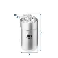 Фільтр паливний UFI 24.099.00