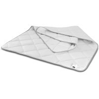 Ковдра MirSon антиалергенна EcoSilk №1301 Bianco Демісезонна 110x140 см (2200001526181)