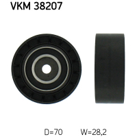 Ролик натягувача ременя SKF VKM 38207