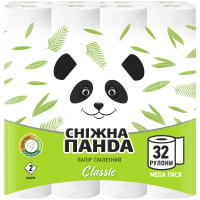 Туалетний папір Сніжна Панда Classic 2 шари 32 рулони (4820183971593)