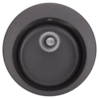 Мийка кухонна GRANADO VITORIA black shine (gr0101)