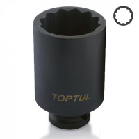 Торцева головка Toptul ударна довга 1/2" 30мм 12-гранна (KABJ1630)