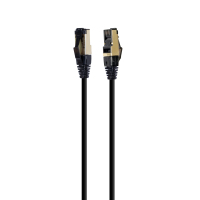 Патч-корд 2м, S/FTP, cat 8, литий, 50u", CU, AWG 27, LSZH, black Cablexpert (PP8-LSZHCU-BK-2M)