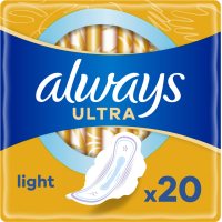 Гігієнічні прокладки Always Ultra Light 20 шт. (8700216022309)