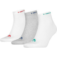 Шкарпетки Head Quarter 3P Unisex 761011001-003 3 пари Білий/Сірий 35-38 (8720245075893)