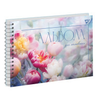 Альбом для малювання Yes А4 20 Спіраль Tulips (130564)