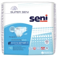 Підгузки для дорослих Seni Super Extra Small 40-60 см 10 шт (5900516803704)