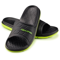 Шльопанці Aqua Speed Aspen 534-07 чорний, жовтий 37 (5908217684813)